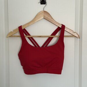 Energy Bra B-D Cups in Dark Red